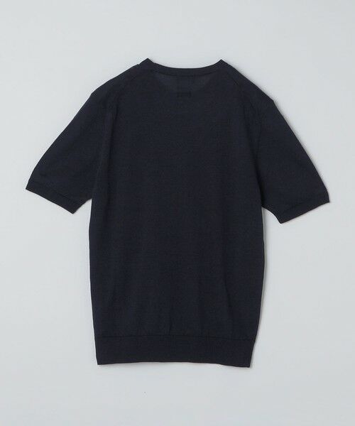 SHIPS / シップス Tシャツ | Drumohr: リネン コットン ガーメントダイ クルーネック ニット Tシャツ | 詳細15