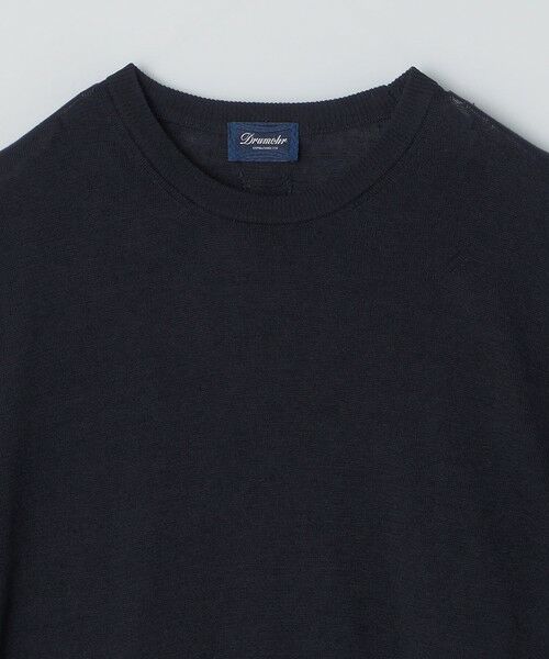 SHIPS / シップス Tシャツ | Drumohr: リネン コットン ガーメントダイ クルーネック ニット Tシャツ | 詳細16