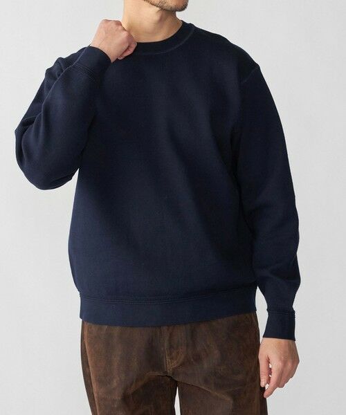 SHIPS / シップス ニット・セーター | SHIPS: 〈手洗い可能〉ヒートボンディング ニット スウェット（ネイビー）