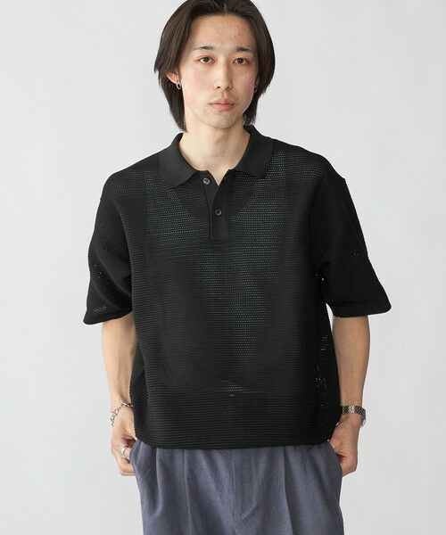 SHIPS / シップス ポロシャツ | City Ambient Products: ポリエステル メッシュ ニット ショートスリーブ ポロ | 詳細5