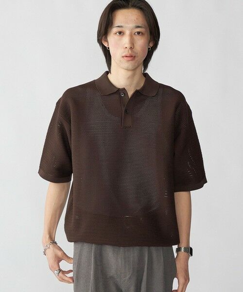 SHIPS / シップス ポロシャツ | City Ambient Products: ポリエステル メッシュ ニット ショートスリーブ ポロ | 詳細12
