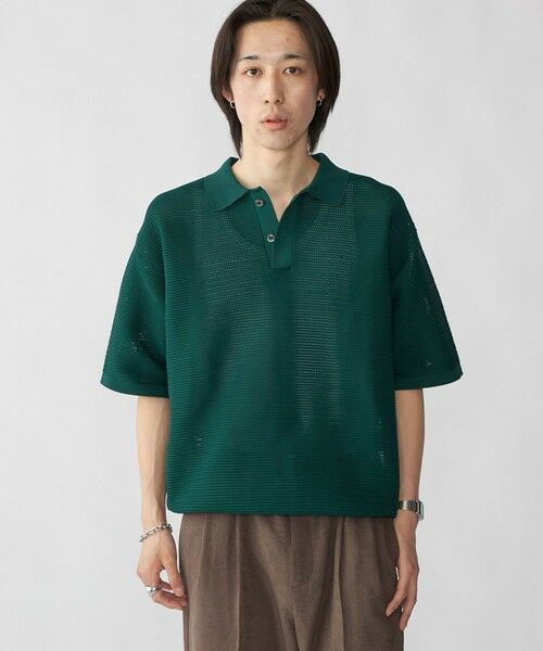 SHIPS / シップス ポロシャツ | City Ambient Products: ポリエステル メッシュ ニット ショートスリーブ ポロ | 詳細16
