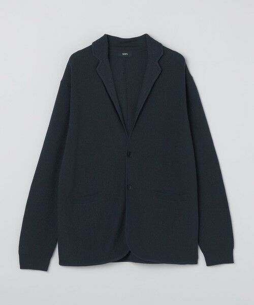 SHIPS / シップス テーラードジャケット | SHIPS:〈接触冷感/ 手洗い可能〉 リネン クール ニット ジャケット | 詳細9