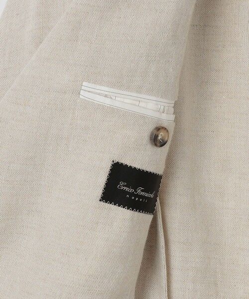 SHIPS / シップス テーラードジャケット | 【SHIPS別注】Errico Formicola: リネン バスケット ジャケット | 詳細16