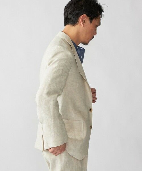 SHIPS / シップス テーラードジャケット | 【SHIPS別注】Errico Formicola: リネン バスケット ジャケット | 詳細3