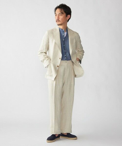 SHIPS / シップス テーラードジャケット | 【SHIPS別注】Errico Formicola: リネン バスケット ジャケット | 詳細4