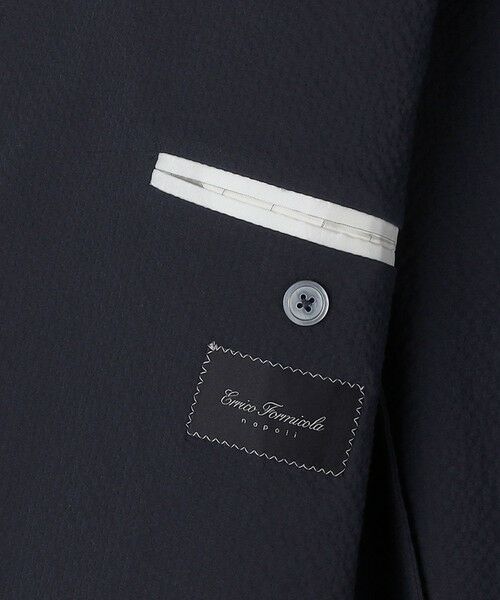 SHIPS / シップス テーラードジャケット | 【SHIPS別注】Errico Formicola: コットン シアサッカー ジャケット | 詳細16