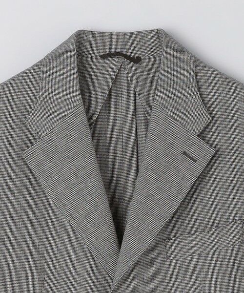 SHIPS / シップス テーラードジャケット | 【SHIPS別注】Errico Formicola: リネン コットン ハウンドトゥース ジャケット | 詳細12