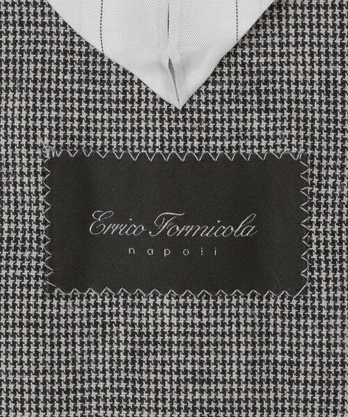 SHIPS / シップス テーラードジャケット | 【SHIPS別注】Errico Formicola: リネン コットン ハウンドトゥース ジャケット | 詳細18