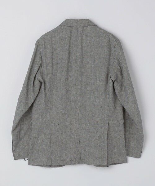 SHIPS / シップス テーラードジャケット | 【SHIPS別注】Errico Formicola: リネン コットン ハウンドトゥース ジャケット | 詳細9