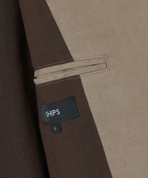 SHIPS / シップス テーラードジャケット | SHIPS: 〈洗濯機可能〉リネン ウォッシュド ジャケット | 詳細20