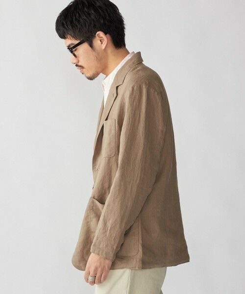 SHIPS / シップス テーラードジャケット | SHIPS: 〈洗濯機可能〉リネン ウォッシュド ジャケット | 詳細10