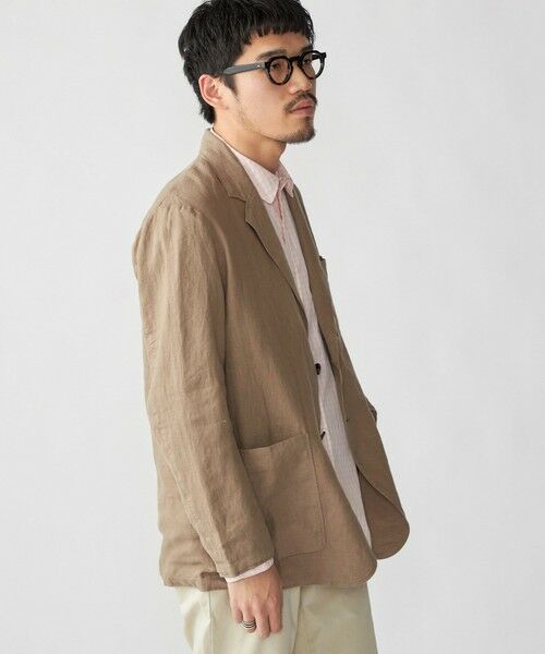 SHIPS / シップス テーラードジャケット | SHIPS: 〈洗濯機可能〉リネン ウォッシュド ジャケット | 詳細12