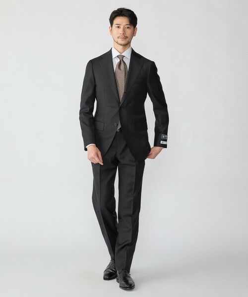 SHIPS / シップス セットアップ | SHIPS: ラグジュアリー ドーメル ソリッド スーツ(ブラック)