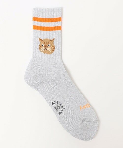 SHIPS / シップス ソックス | ROSTER SOX: CAT（オレンジ）