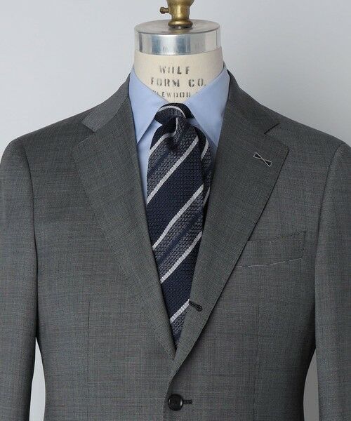 SHIPS / シップス ネクタイ | Puccini: グレナディン ストライプ ネクタイ（コバルトブルー）