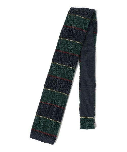 SHIPS / シップス ネクタイ | Southwick: シルク レジメンタル ニット ネクタイ（オリーブ）