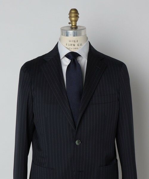 SHIPS / シップス ネクタイ | 【SHIPS別注】THE SOLE: モガドール ネイビー ソリッド ネクタイ | 詳細8