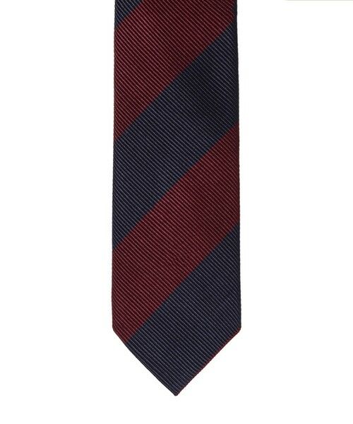 SHIPS / シップス ネクタイ | 【SHIPS別注】THE SOLE: モガドール ワイド ストライプ ネクタイ（レッド）