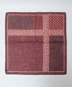 SHIPS / シップス バンダナ・スカーフ | Vincenzo Miozza: コットン リネン パネル スカーフ