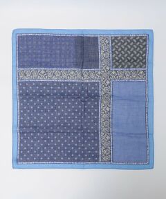 SHIPS / シップス バンダナ・スカーフ | Vincenzo Miozza: コットン リネン パネル スカーフ