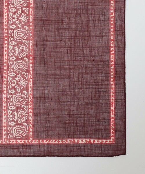 SHIPS / シップス バンダナ・スカーフ | Vincenzo Miozza: コットン リネン パネル スカーフ | 詳細1