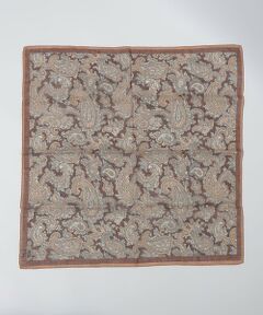 SHIPS / シップス バンダナ・スカーフ | Vincenzo Miozza: コットン リネン ペイズリー スカーフ