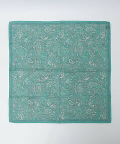 SHIPS / シップス バンダナ・スカーフ | Vincenzo Miozza: コットン リネン ペイズリー スカーフ