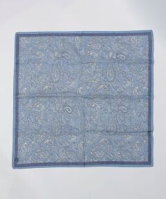 SHIPS / シップス バンダナ・スカーフ | Vincenzo Miozza: コットン リネン ペイズリー スカーフ