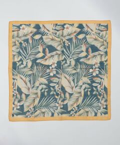 SHIPS / シップス バンダナ・スカーフ | Vincenzo Miozza: コットン リネン リーフ バンダナ