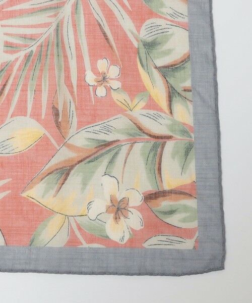 SHIPS / シップス バンダナ・スカーフ | Vincenzo Miozza: コットン リネン リーフ バンダナ | 詳細1