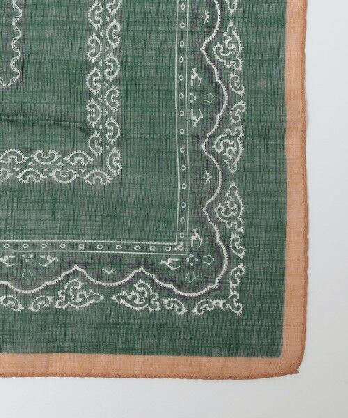 SHIPS / シップス バンダナ・スカーフ | Vincenzo Miozza: コットン リネン エレファント モチーフ バンダナ | 詳細1