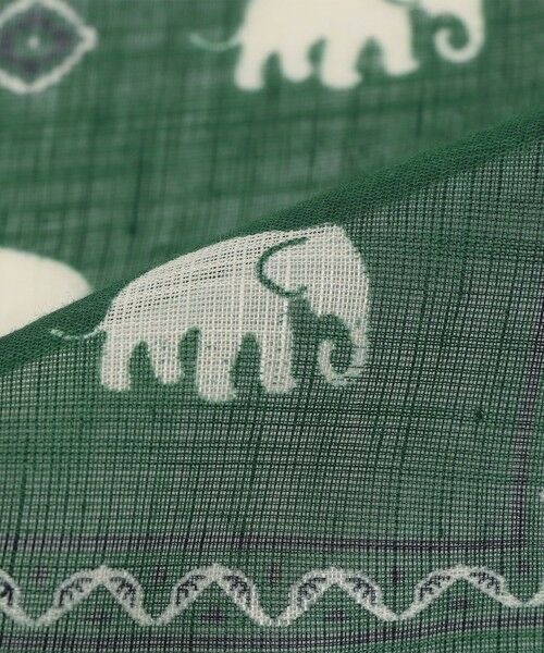 SHIPS / シップス バンダナ・スカーフ | Vincenzo Miozza: コットン リネン エレファント モチーフ バンダナ | 詳細2