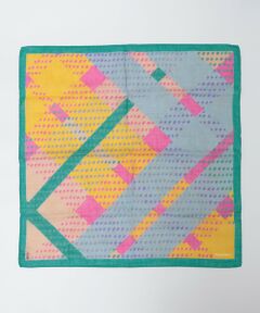 SHIPS / シップス バンダナ・スカーフ | Vincenzo Miozza: コットン リネン チェック スカーフ