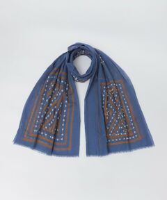 SHIPS / シップス マフラー・ショール・スヌード・ストール | MARCEL LASSANCE: COTTON HAND EMBROIDERY STOLE