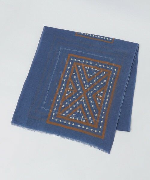 SHIPS / シップス マフラー・ショール・スヌード・ストール | MARCEL LASSANCE: COTTON HAND EMBROIDERY STOLE | 詳細2