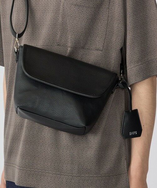 SHIPS / シップス ショルダーバッグ | 【WEB限定】SHIPS: 合成皮革 ミニ フラップ ショルダーバッグ | 詳細2
