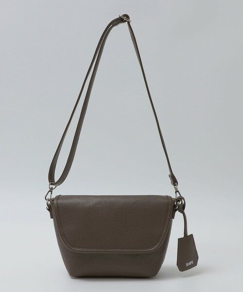 SHIPS / シップス ショルダーバッグ | 【WEB限定】SHIPS: 合成皮革 ミニ フラップ ショルダーバッグ | 詳細12