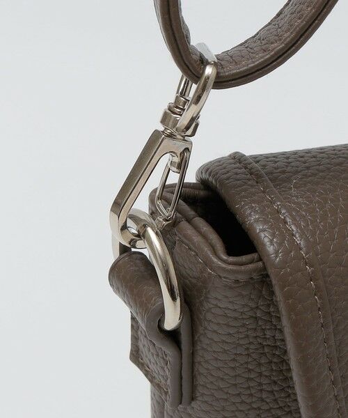 SHIPS / シップス ショルダーバッグ | 【WEB限定】SHIPS: 合成皮革 ミニ フラップ ショルダーバッグ | 詳細13