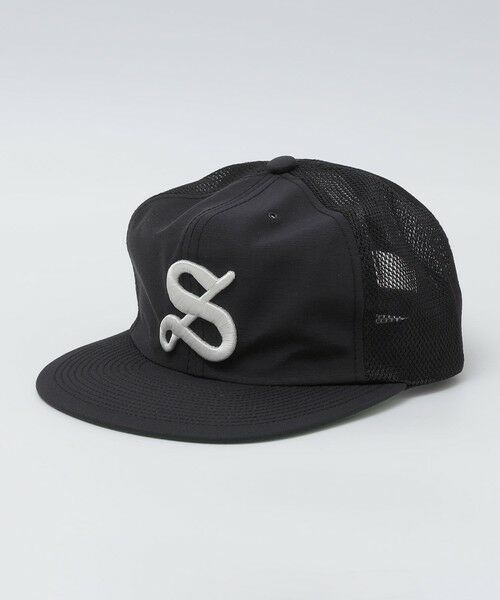 SHIPS / シップス ニットキャップ | 【SHIPS別注】POTEN: S LOGO MESH KK CAP（ブラック）
