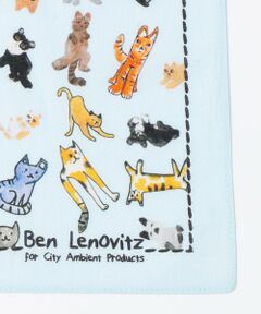 SHIPS / シップス ハンカチ | 【City Ambient Products別注】Ben Lenovitz: DOG CAT ハンカチーフ