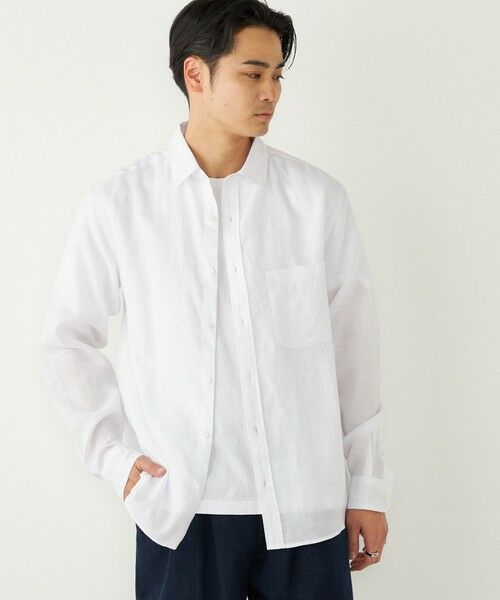 SHIPS / シップス シャツ・ブラウス | SHIPS Colors:ラミー 100% シャツ | 詳細5