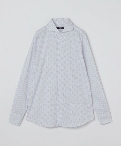 SHIPS / シップス シャツ・ブラウス | SHIPS Colors:プリント ワイドカラー シャツ（ホワイト）