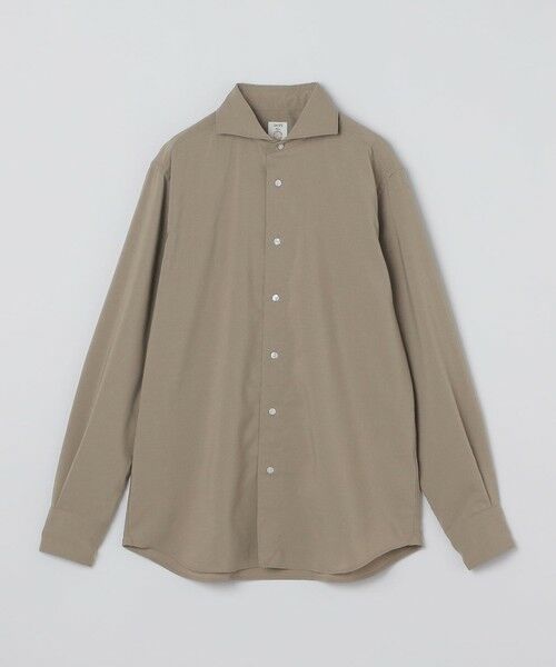 SHIPS / シップス シャツ・ブラウス | SHIPS Colors:ノーアイロン ワイドカラー シャツ（ベージュ）