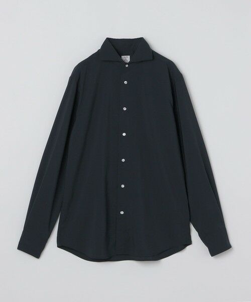 SHIPS / シップス シャツ・ブラウス | SHIPS Colors:ノーアイロン ワイドカラー シャツ（ネイビー）