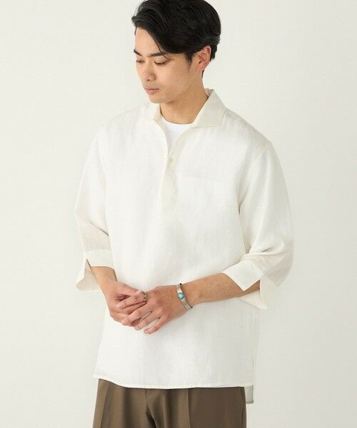 SHIPS / シップス シャツ・ブラウス | SHIPS Colors:ユーロリネン カプリ シャツ◇ | 詳細4