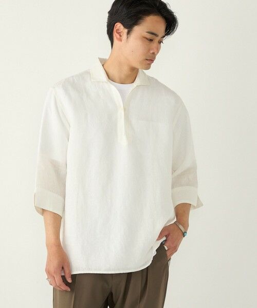 SHIPS / シップス シャツ・ブラウス | SHIPS Colors:ユーロリネン カプリ シャツ◇ | 詳細5