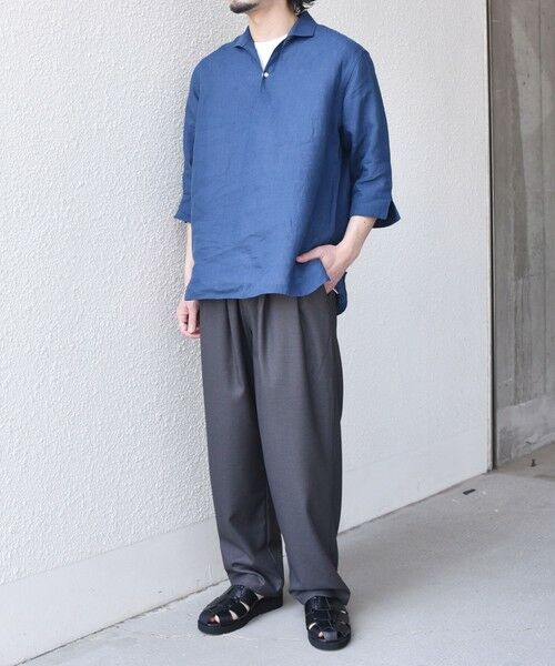 SHIPS / シップス シャツ・ブラウス | 《予約》SHIPS Colors:ユーロリネン カプリ シャツ◆ | 詳細14