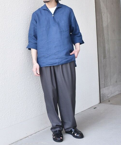 SHIPS / シップス シャツ・ブラウス | 《予約》SHIPS Colors:ユーロリネン カプリ シャツ◆ | 詳細15