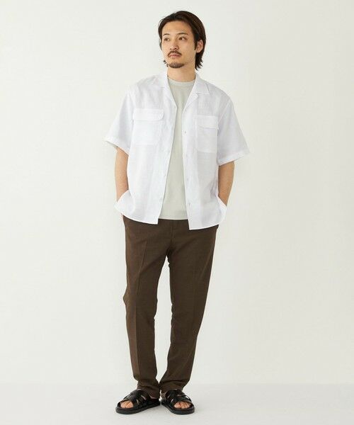 SHIPS / シップス シャツ・ブラウス | SHIPS Colors:ラミー 100% オープンカラー ショートスリーブ シャツ | 詳細6